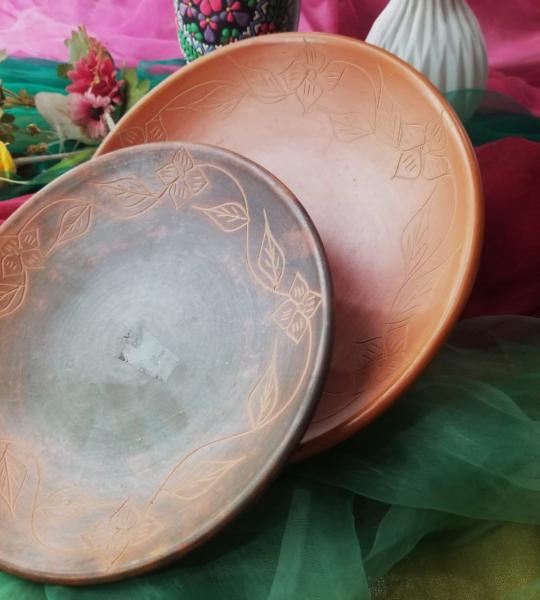 Terracotta Clay Decorative Bowl